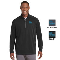 SPORT-TEK SPORT-WICK TEXTURED 1/4 ZIP