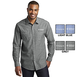 FAMILYLIFE WTR PORT AUTHORITY CHAMBRAY SHIRT