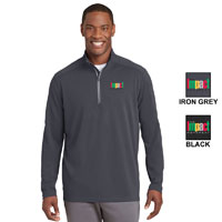 SPORT-TEK SPORT-WICK TEXTURED 1/4 ZIP