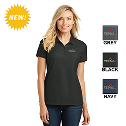 LADIES PIQUE POLO MARINES