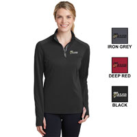 SPORT-TEK LADIES SPORT-WICK TEXTURED 1/4 ZIP